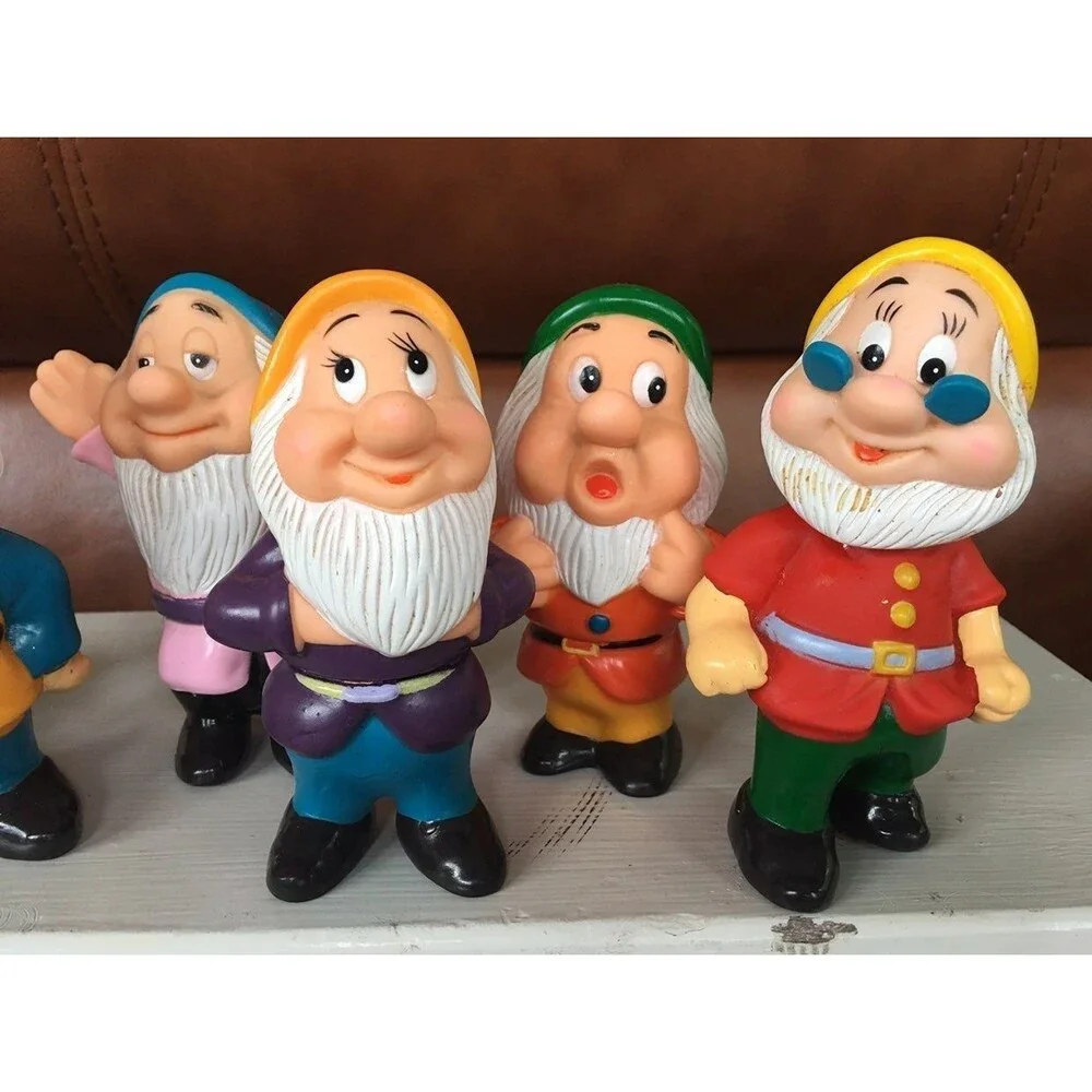 Rare Vintage Disney Seven Dwarfs Dolls
